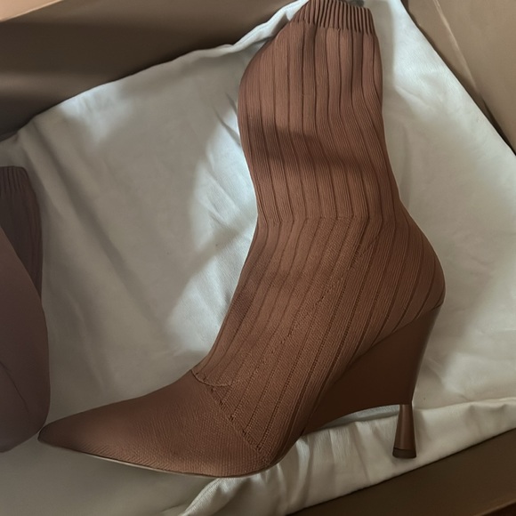 Gia Borghini Rosie Ankle boot Tan - Picture 6 of 12